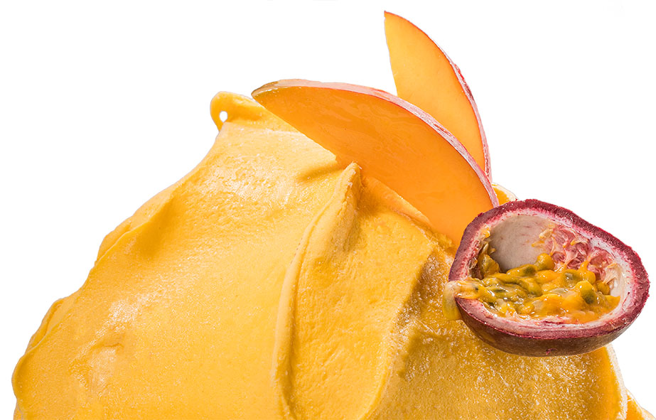 Mango Passion Fruit Ice Cream