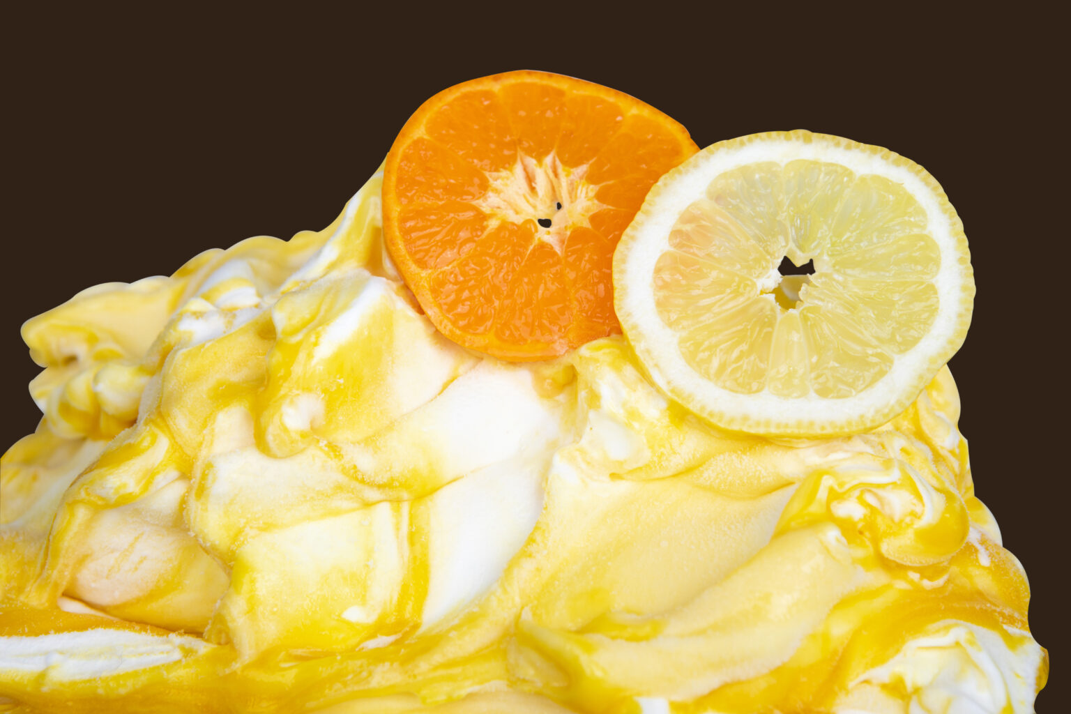 Yuzu-Lemon with buttermilk and yogurt